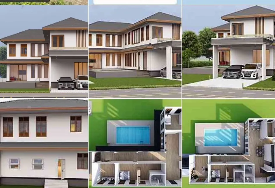 บ้านพักอาศัย ค.ส.ล. 2 ชั้น